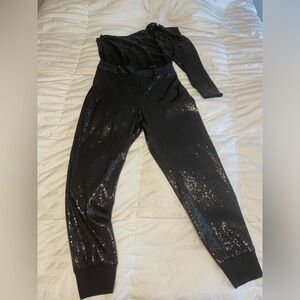 All Saints Black Fabric Tag